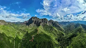 Bolivia: Aerial of the Mountains around, Samaipata, Bolivia