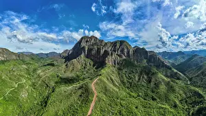 Bolivia: Aerial of the Mountains around, Samaipata, Bolivia