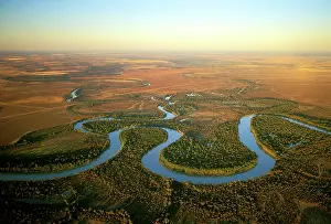 Murray: Aerial - Murray River and its meanders - between
