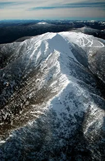 Stirling: Aerial of.Mount Buller Alpine Resort.Mount Stirling