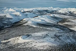 Peter Mather: Aerial Ogilivie Mountains Yukon, Canada