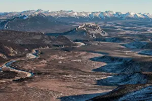 Peter Mather: Aerial Ogilivie Mountains Yukon, Canada
