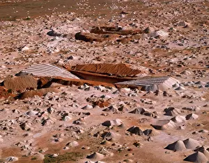 Opal: Aerial - Opal mining