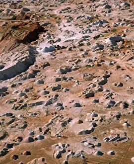 Opal: Aerial - Opal mining, aerial Coober Pedy
