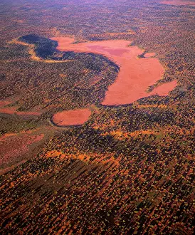 Playas: Aerial - Playas/claypans and low dunes the most