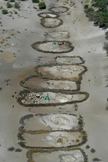Wells: Aerial of well points