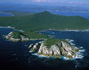 Headland: Aerial - Port Davey (northern shores) North Head