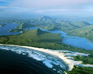 Stephens: Aerial - Port Davey (southern shores), Stephens