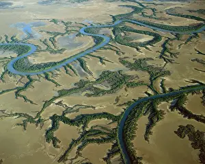 Carpentaria: Aerial - Roper River delta Gulf of Carpentaria