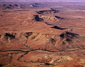 Simpson: Aerial - Simpson Desert near Dalhousie homestead