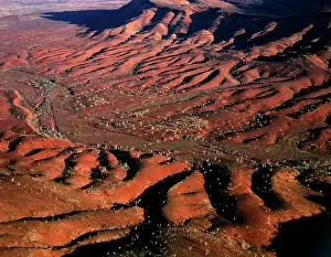 Hamersley: Aerial: south-western side of Hamersley Range