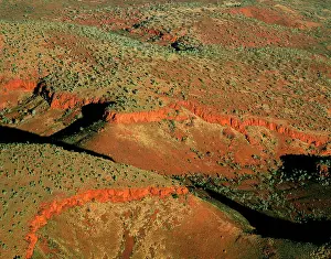 Hamersley: Aerial: south-western side of Hamersley Range