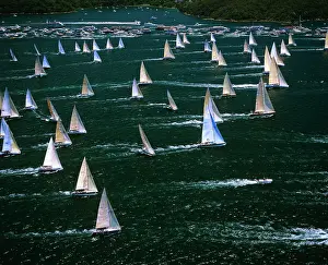 Hobart: Aerial - Sydney to Hobart Yacht Race
