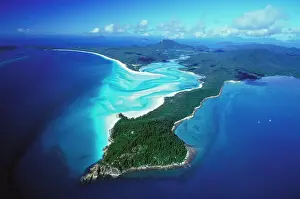 Whitehaven: Aerial - Tongue Point, Hill Inlet, Whitehaven Beach