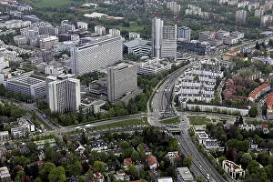 Tower: Aerial view Arabella Areal, Arabella high-rise building