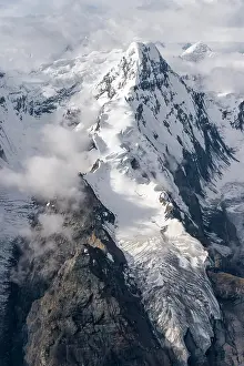 Shan: Aerial view over the Central Tian Shan Mountain