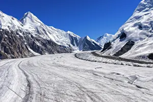 Shan: Aerial view over the Central Tian Shan Mountain
