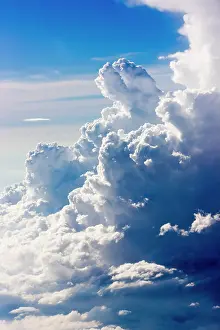 Filipino: Aerial view of clouds in the sky, Philippines