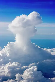 Filipino: Aerial view of clouds in the sky, Philippines