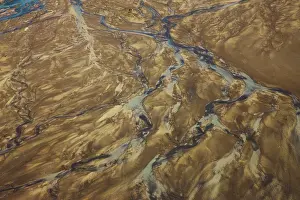 Katmai: Aerial view of coastline of Katmai Peninsula