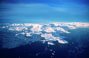 Gerlache: Aerial view of Hughes Bay and west side of Antarctic