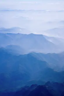 Layer: Aerial view of mountain layers