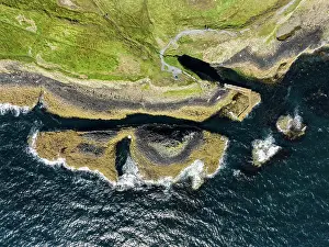 Stairway: Aerial view, top down view of the south-eastern