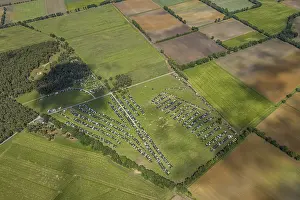 Selling: Aerial view, wild stallion catch in Merfelder Bruch near Dulmen