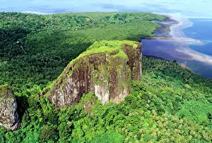 Pohnpei: Aerial - Volcanic formation Pohnpei