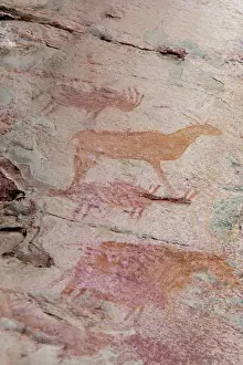 Bushmen: Africa, Botswana, Tsodilo Hills. Ancient