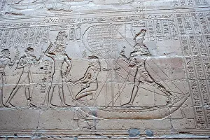 Ruin: Africa, Egypt, Aswan. The Temple of Edfu