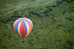 Drifting: Africa, Kenya, Maasai Mara. Hot-Air Ballooning