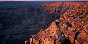 Nightfall: Africa, Namibia, Fish River Canyon National