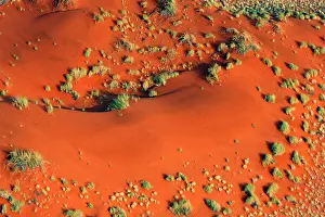 Kymri: Africa, Namibia, Sossusvlei. Aerial view