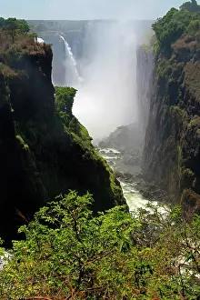 Chasm: Africa, Zimbabwe, Victoria Falls. Victoria