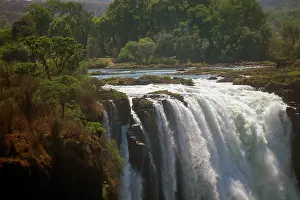 Chasm: Africa, Zimbabwe, Victoria Falls. Victoria