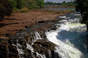 Chasm: Africa, Zimbabwe, Victoria Falls. Victoria