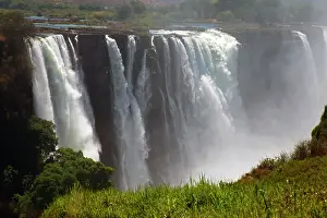 Chasm: Africa, Zimbabwe, Victoria Falls. Victoria