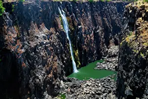 Chasm: Africa, Zimbabwe, Victoria Falls. Victoria