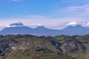 Villages: Afrique, Ouganda, Collines dAfrique centrale, Volcans