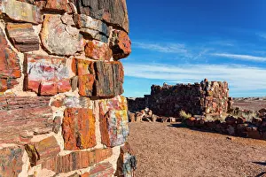 Ages: Agate house, Petrified Forest National Park, Arizona