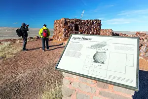 Ages: Agate house, Petrified Forest National Park, Arizona