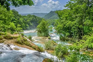 Mexican: Agua Azul Waterfalls, Chiapas, Mexico, Central America