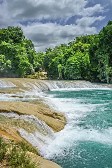Mexican: Agua Azul Waterfalls, Chiapas, Mexico, Central America