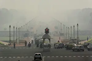 Quality: Air pollution, New Delhi, India