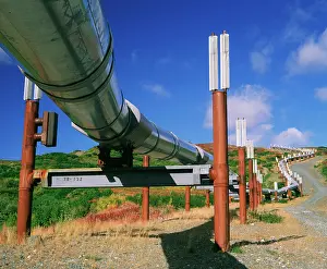 Pipes: Alaska oil pipeline