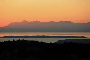 Anchorage: Alaska view from Chugach State Park at Cook inlet