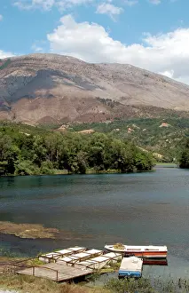 Prisma: Albania, Saranda. Lake in the area of the