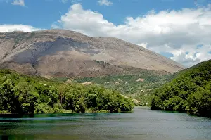 Prisma: Albania, Saranda. Lake in the area of the