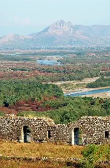 Fortified: Albania, Shkodra (Scutari). Castle Rozafa